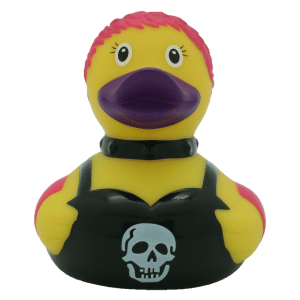 Female Punk Rubber Duck - Rome Duck Store